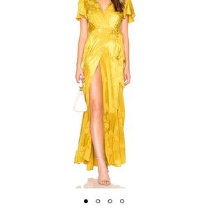 Tularosa Rhiannon maxi wrap dress NWT size XS